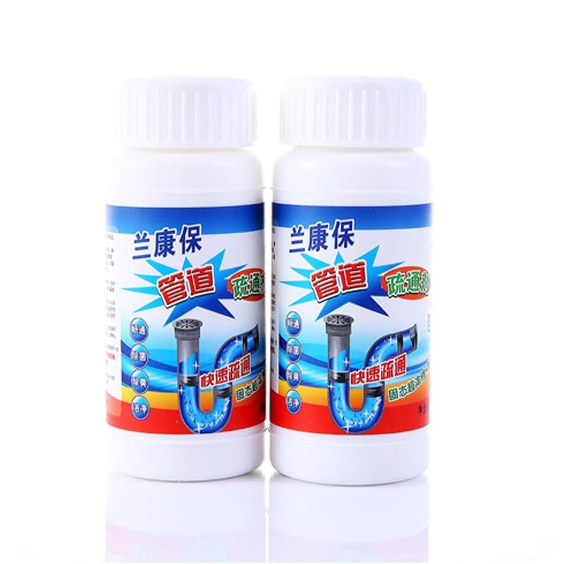 Chai bột tẩy vệ sinh ống nước, bồn rửa tiện lợi cho mọi gia đình
