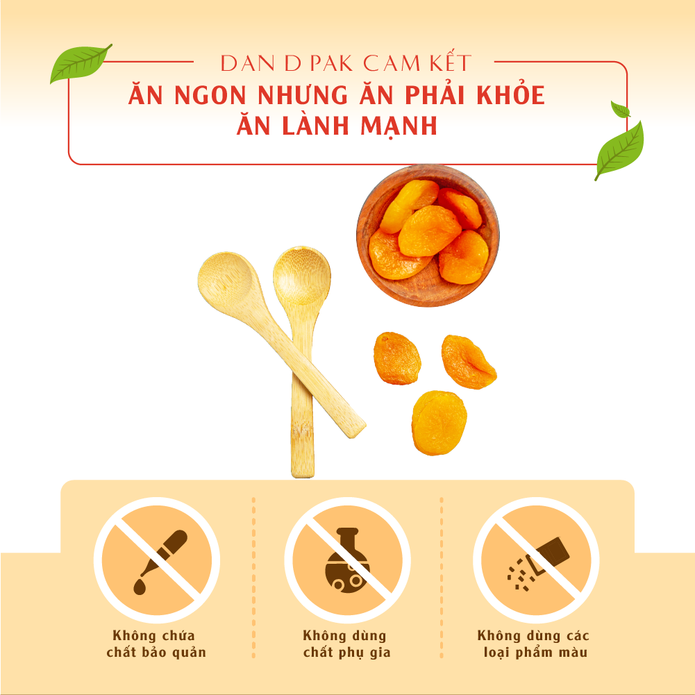 Mơ Khô Tự Nhiên Nhập Khẩu Thổ Nhĩ Kỳ - Dried Apricots 380gram
