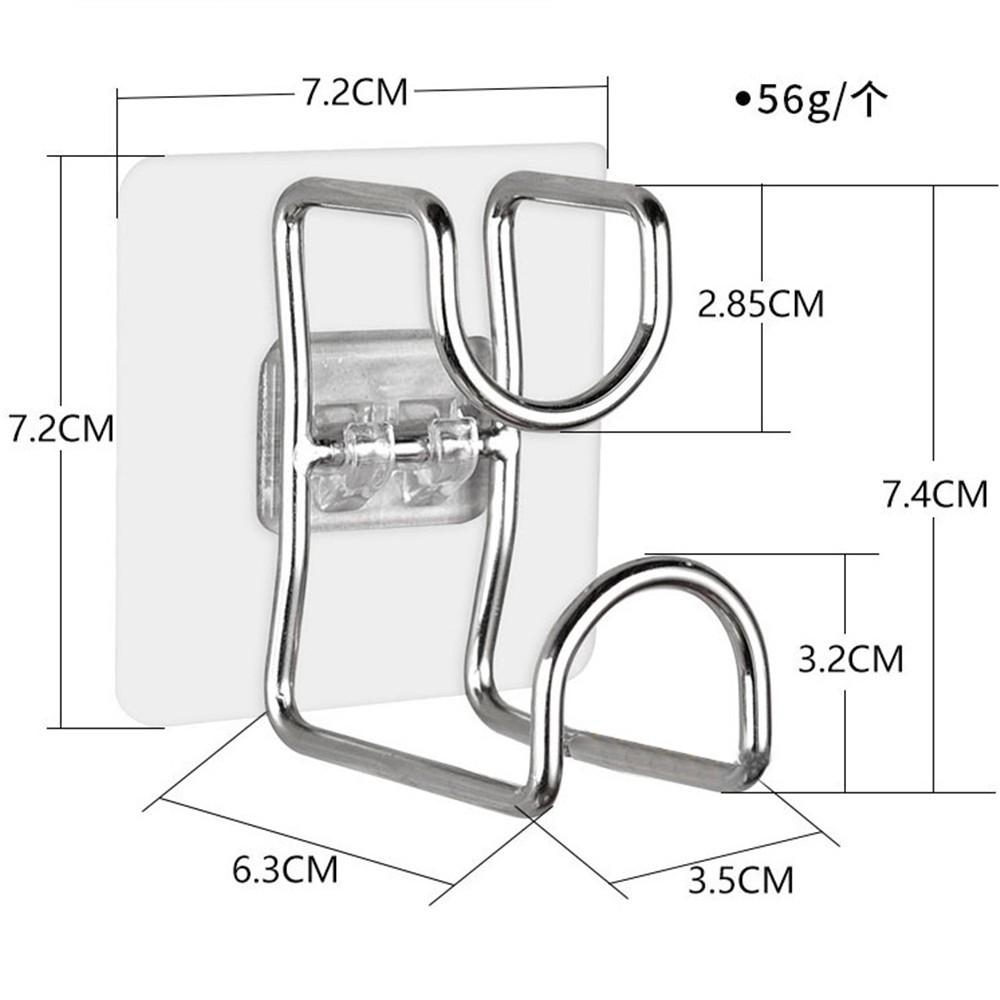 Combo 10C Móc Dán Tường Treo Chậu, Đồ Dùng Nhà Tắm Đa Năng Cao Cấp