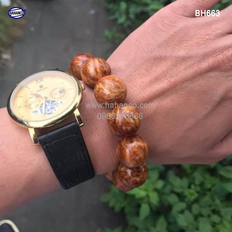 Vòng tay Nu huyết long Thấu quang để mộc hàng VIP - Mùi thơm vĩnh viễn Bracelets of HAHANCO