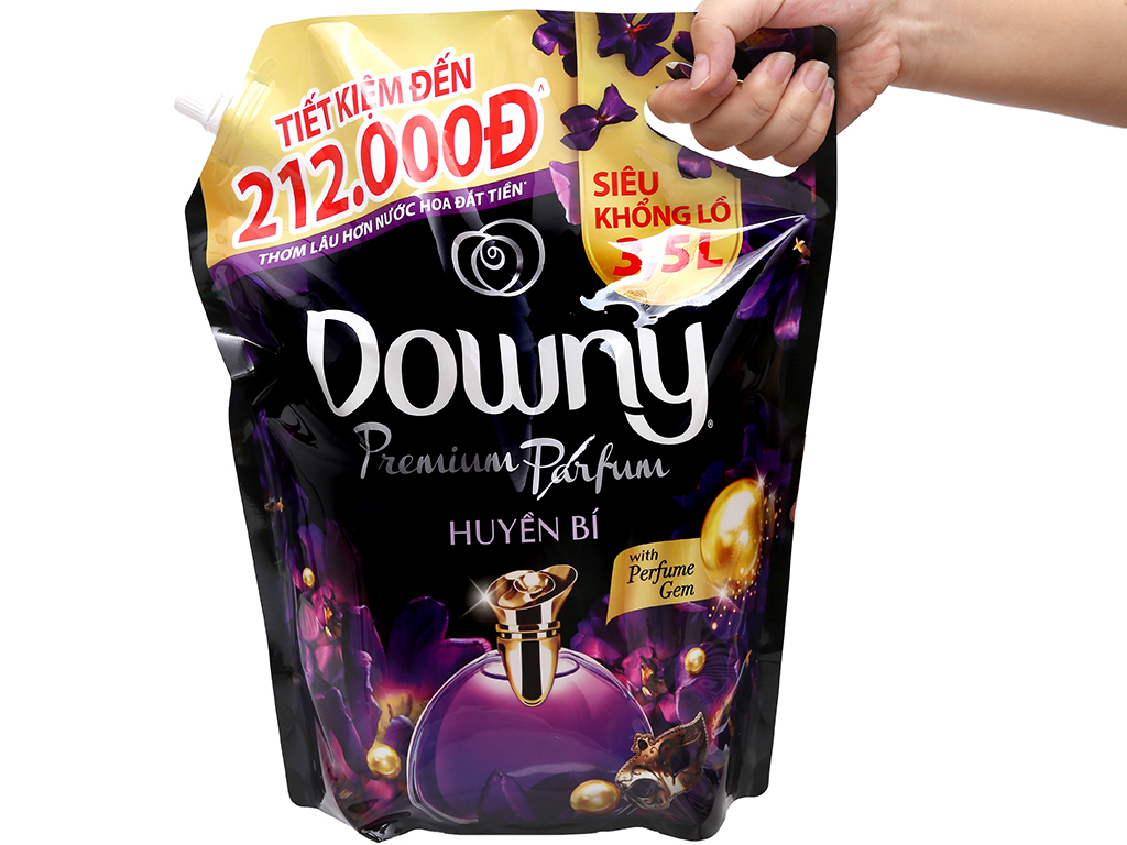 [Nguyên thùng] COMBO 3 túi Nước xả vải Downy Huyền bí 3.5LX3