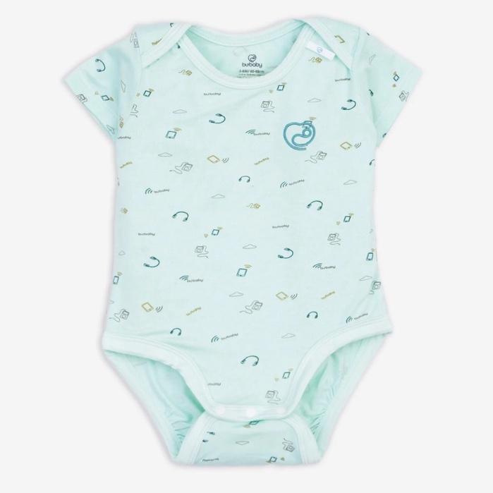 Bộ Bodychip Bu baby ngắn tay cổ chồm Bambus