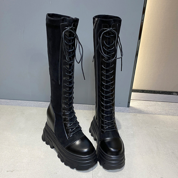 Boots cổ cao đế xuồng 11CM PBOD687-4010