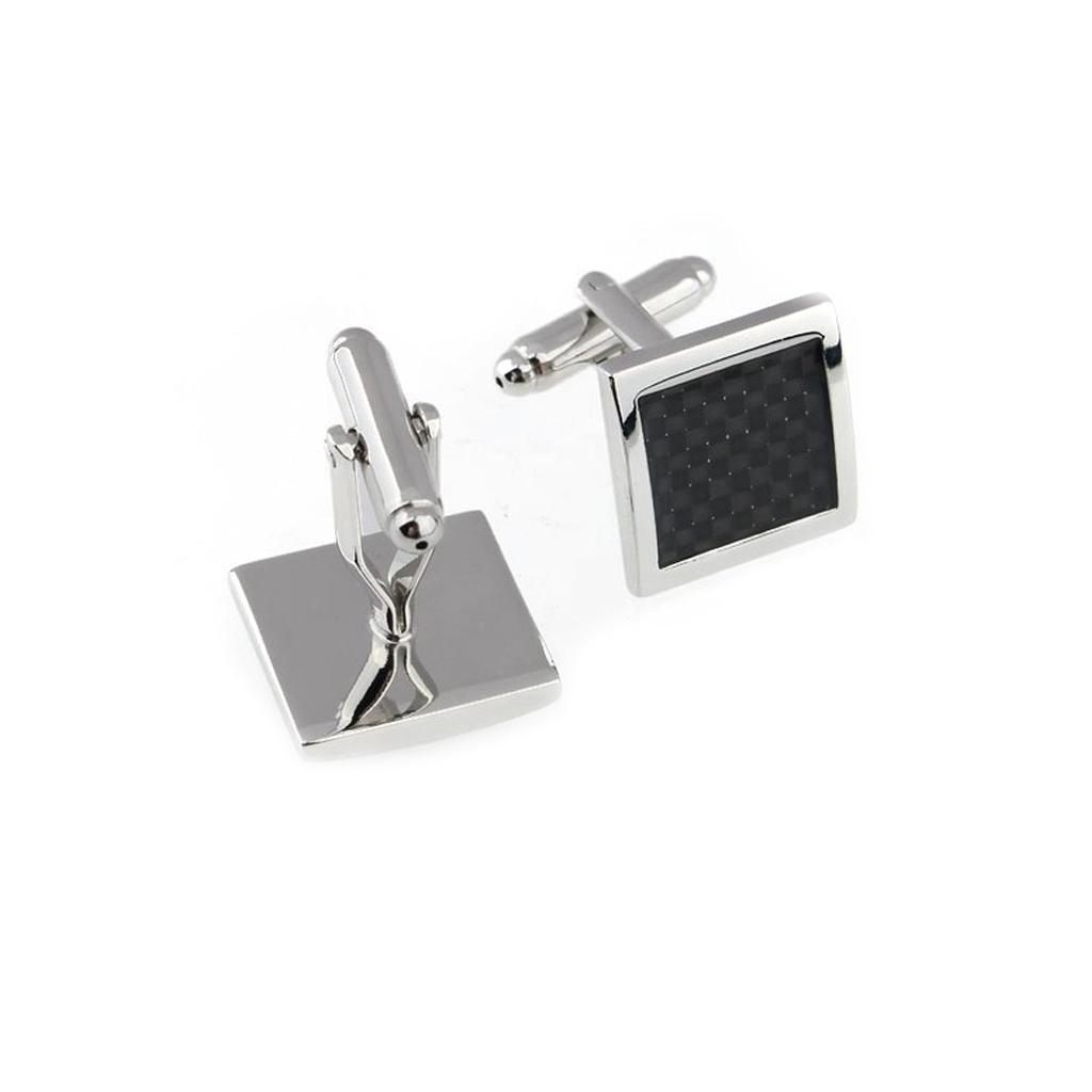 2-13pack 1 Pair Men's Brass Shirt Cufflinks Rectangle Cuff Links Wedding Groom