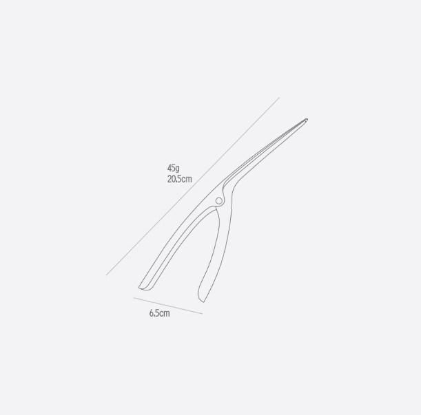 Set 2 tách vỏ tôm inox - 20.5x6.5cm