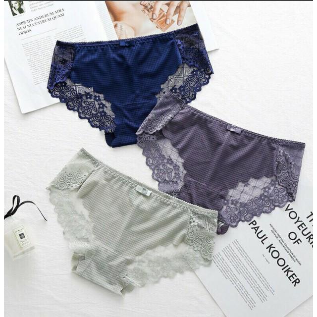 LỐ 10 QUẦN LÓT ĐÚC SU PHỐI REN SEXY CAO CẤP 2218