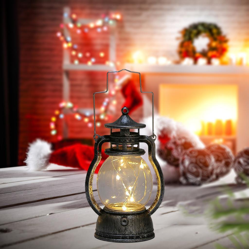 2-20pack Decorative Oil Lamp Christmas LED Lantern Lamp Hanging Lantern for Home