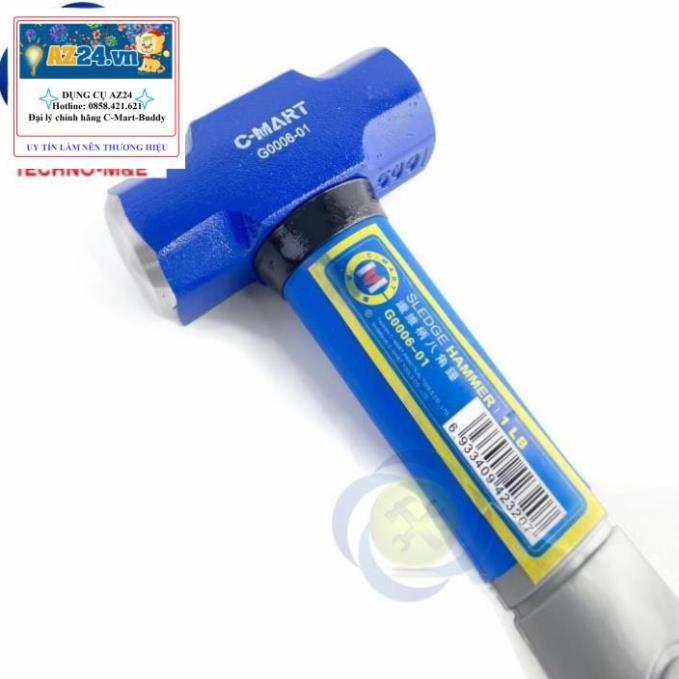 Búa tạ 0.5kg C-Mart G0006-1 RẺ NHẤT THỊ TRƯỜNG