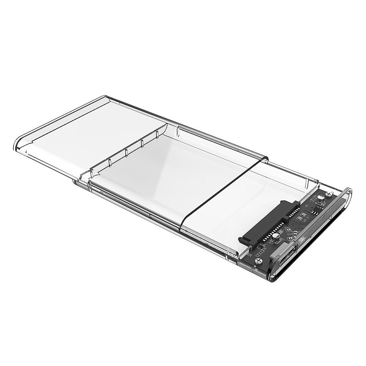 Hộp Đựng Ổ Cứng 2.5" Orico USB 3.0 Nhựa Trong Suốt cho Ổ HDD và SDD - Hàng Chính Hãng