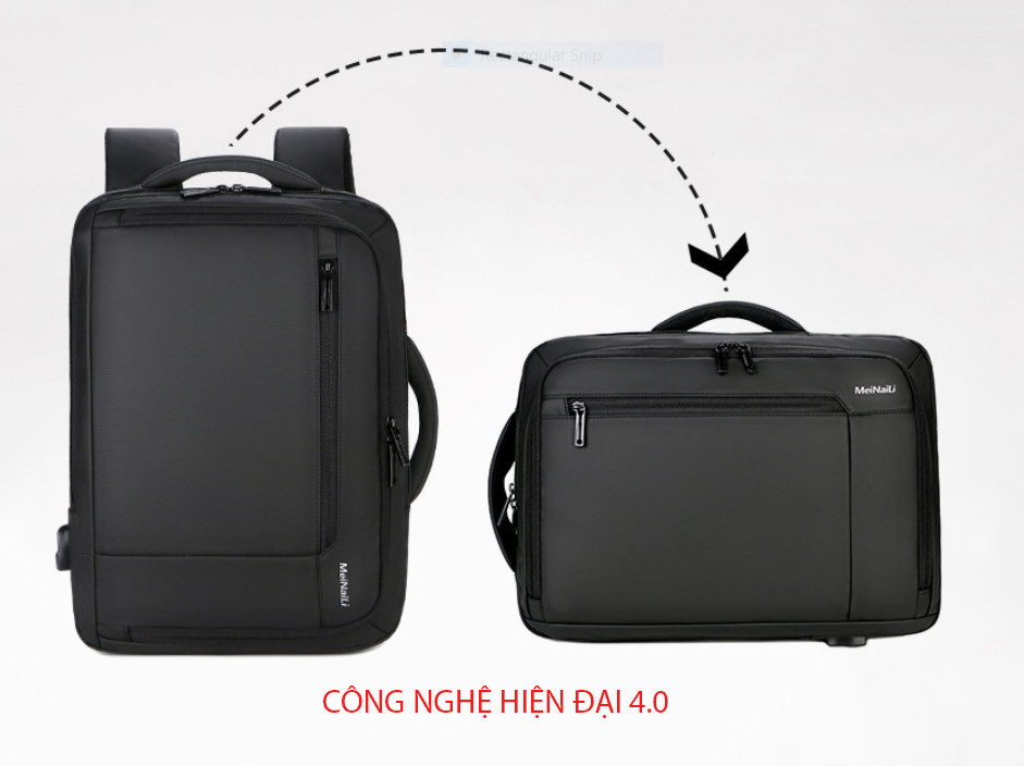 Balo nam đa năng thời trang cao cấp phong cách mới 15.6"