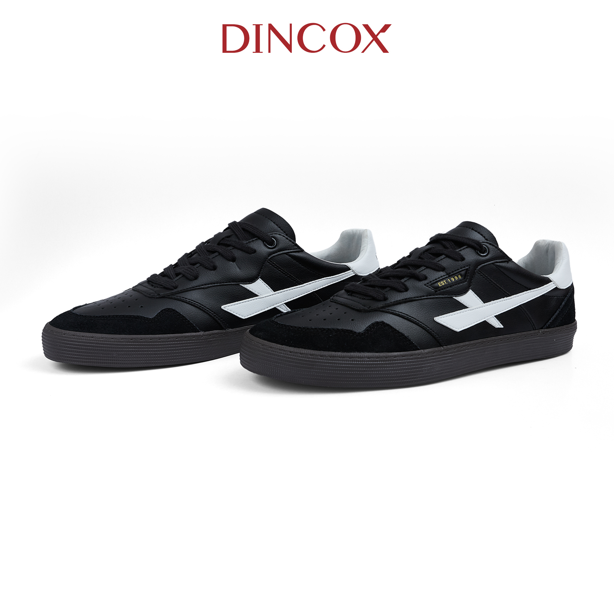 [NEW ARRIVAL] Giày Sneaker Nam Nữ DC48 SHADOW MOVE Dincox Shoes Đế Bằng - Da phối Suede Cao Cấp