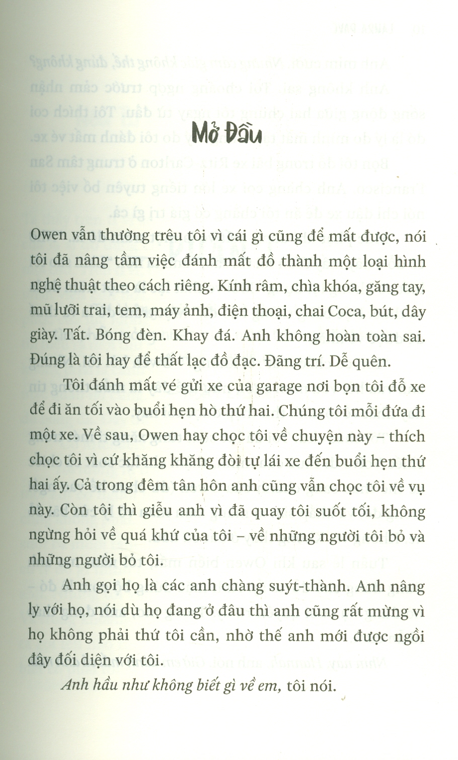 (#1 New York Times Bestseller) LỜI NHẮN CUỐI CÙNG – Laura Dave – Lan Young dịch – Nhã Nam – NXB Hà Nội (Bìa mềm)