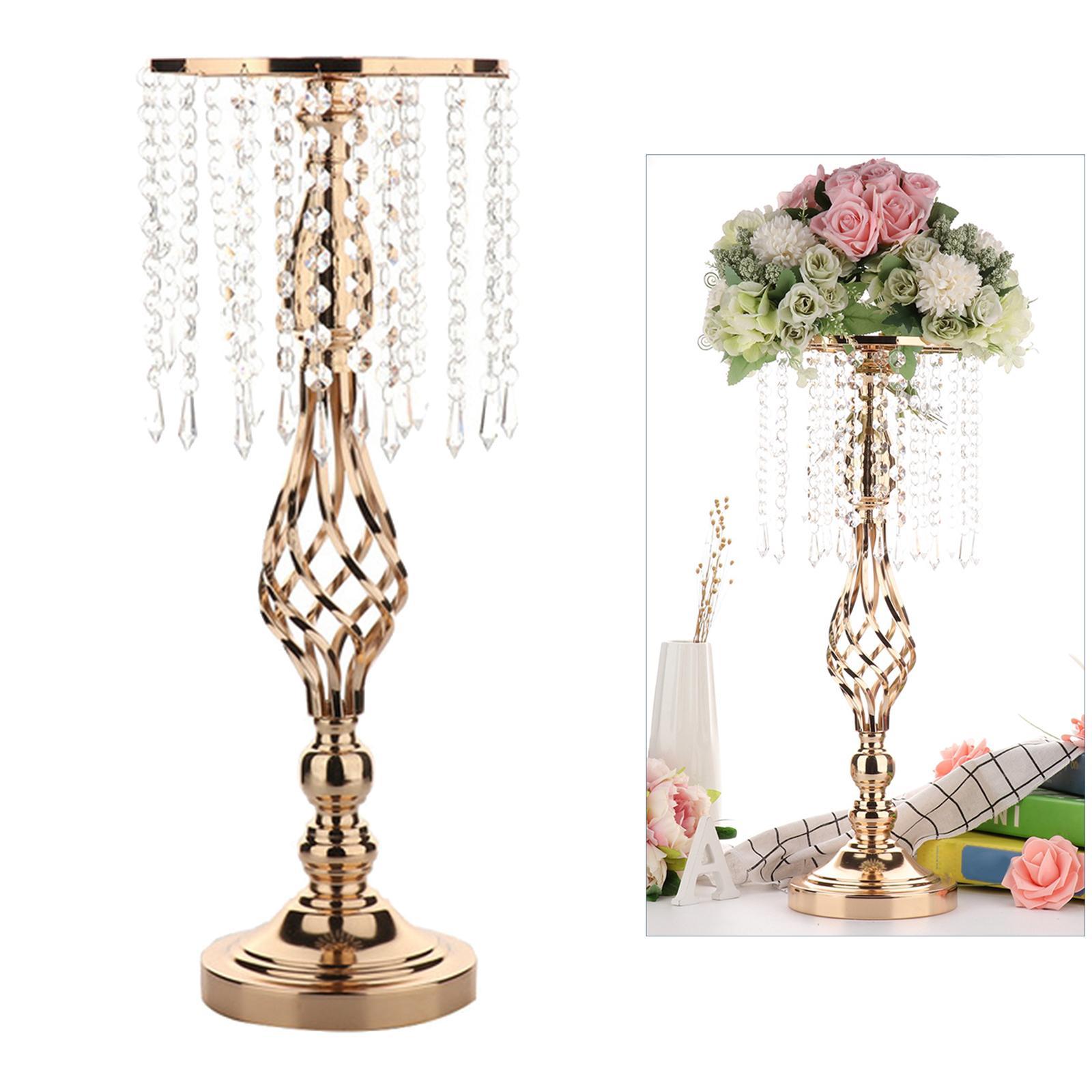 2x Crystal Candle Table Candle for Wedding Flowers