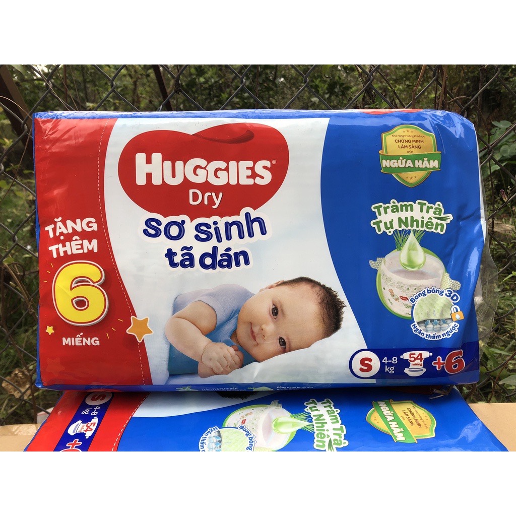 Tã Dán Sơ Sinh Huggies Dry Newborn S56