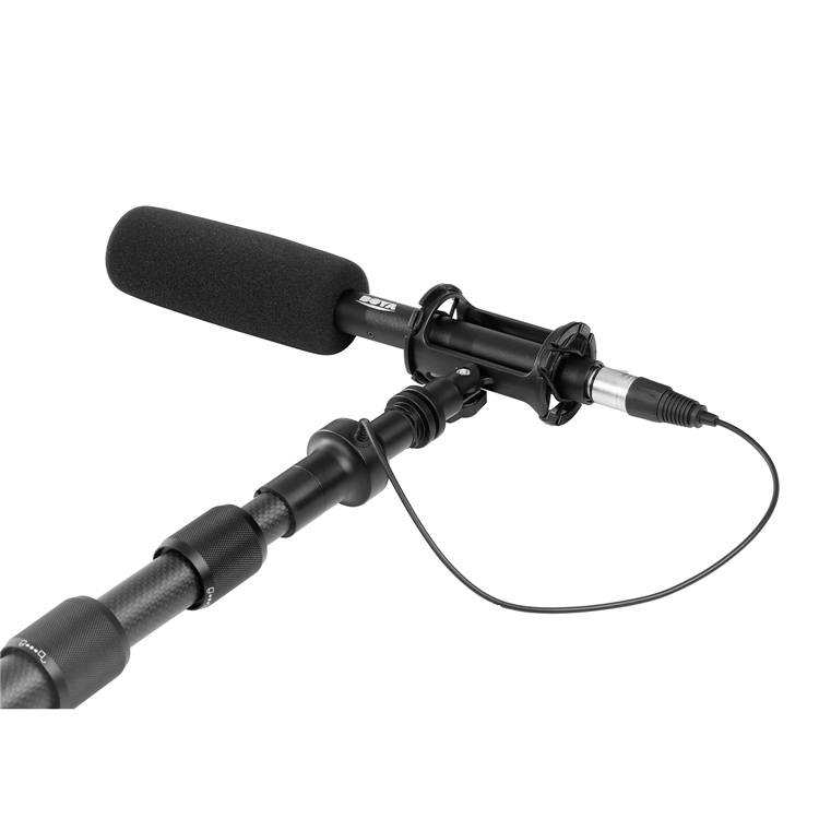 Boya BY-PB25- Gậy Boompole Carbon Fiber cho microphone phỏng vấn - Hàng Chính Hãng