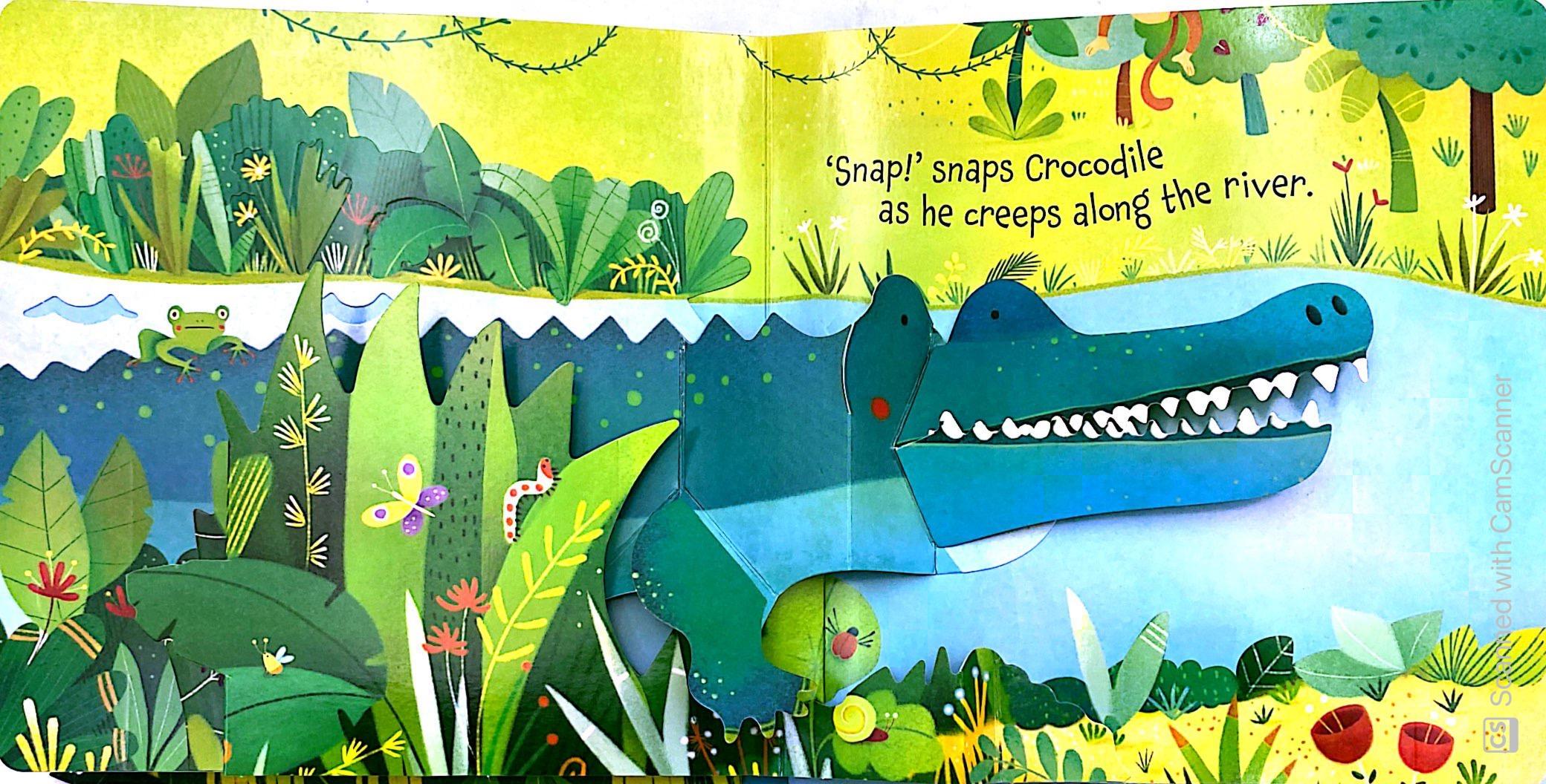 Sách tương tác tiếng Anh - Usborne Pop-up Jungle