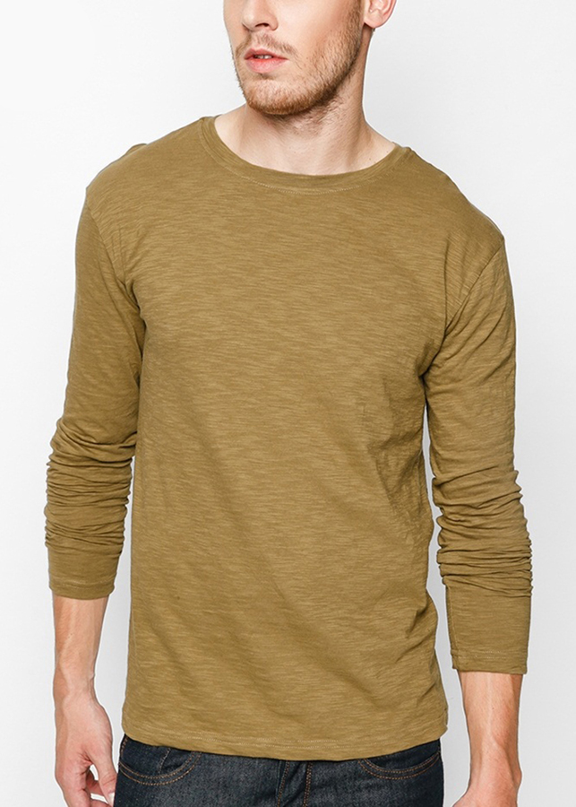 Áo thun nam tay dài Mint Basic MBS10104DB