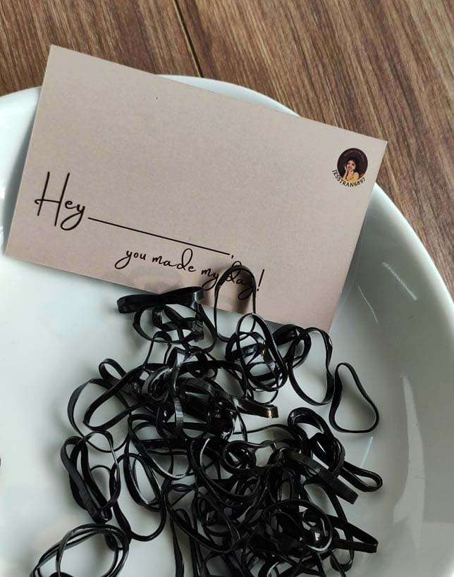 Dây Thun Cột Tóc - Màu Đen