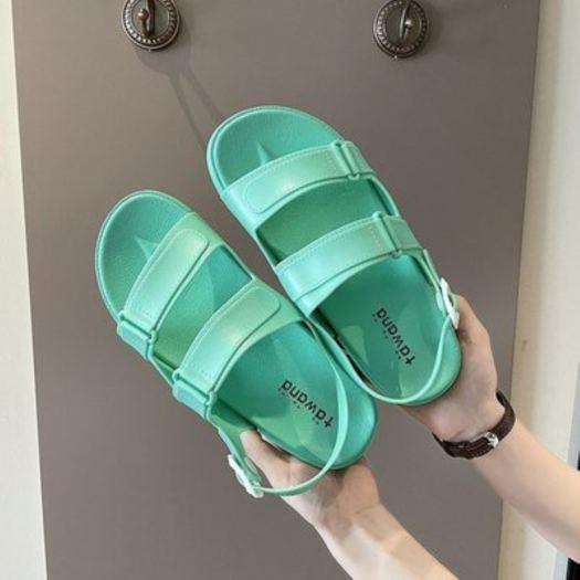 SANDAL NỮ CAO SU DẺO, Giày Sandals nữ kẹo màu mẫu mới