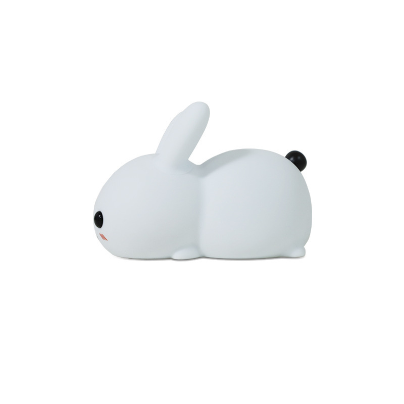 Đèn ngủ silicon hình thỏ lovely Rabbit Jade Hare dễ thương nhiều màu sắc