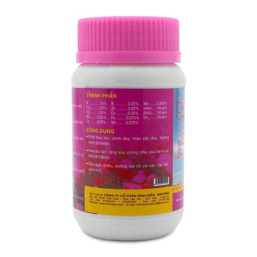 Phân bón dưỡng hoa lâu tàn Đầu Trâu 901-1 hũ 100g