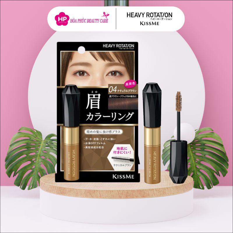 Mascara Chải Đổi Màu Lông Mày Chống Lem Trôi Kissme Heavy Rotation Coloring Eyebrow (8g)