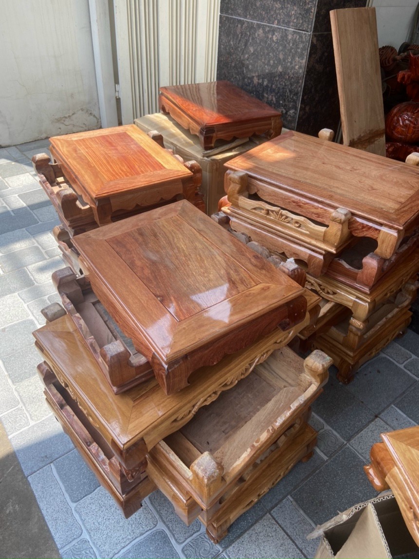 Bàn osin gỗ hương đa năng 35x50 cm,bàn trà nhật,bàn cơm-kỷ trúc