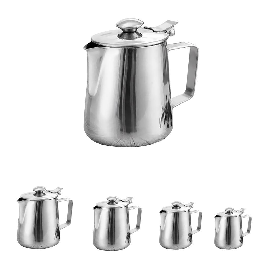 2X Stainless Steel Coffee Pitcher Expresso Cappuccino Maker Home DIY Tool 350ml