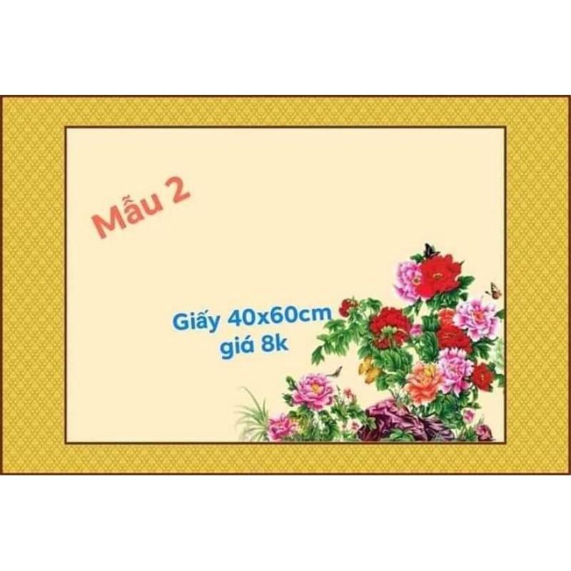 combo 10 tờ giấy viết thư pháp 40x60cm