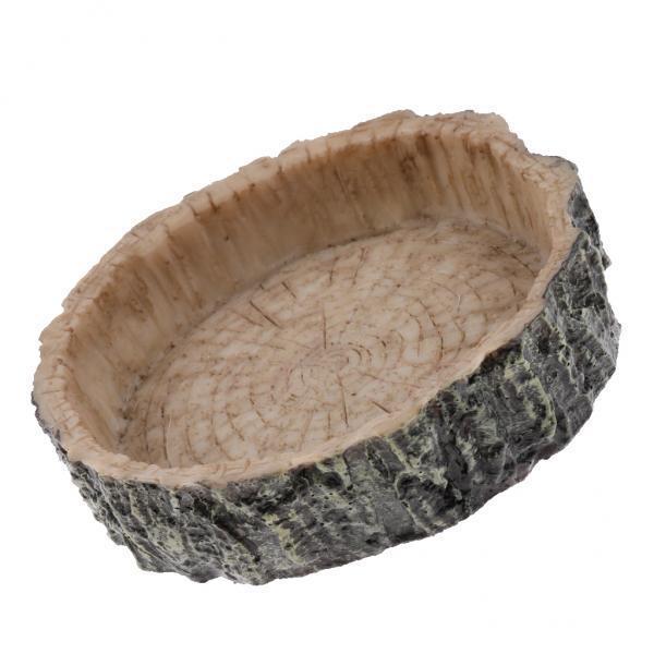 2X Reptile Food and Water Dish Mini Corner Feeding Bowl Reptile Supplies Type 2