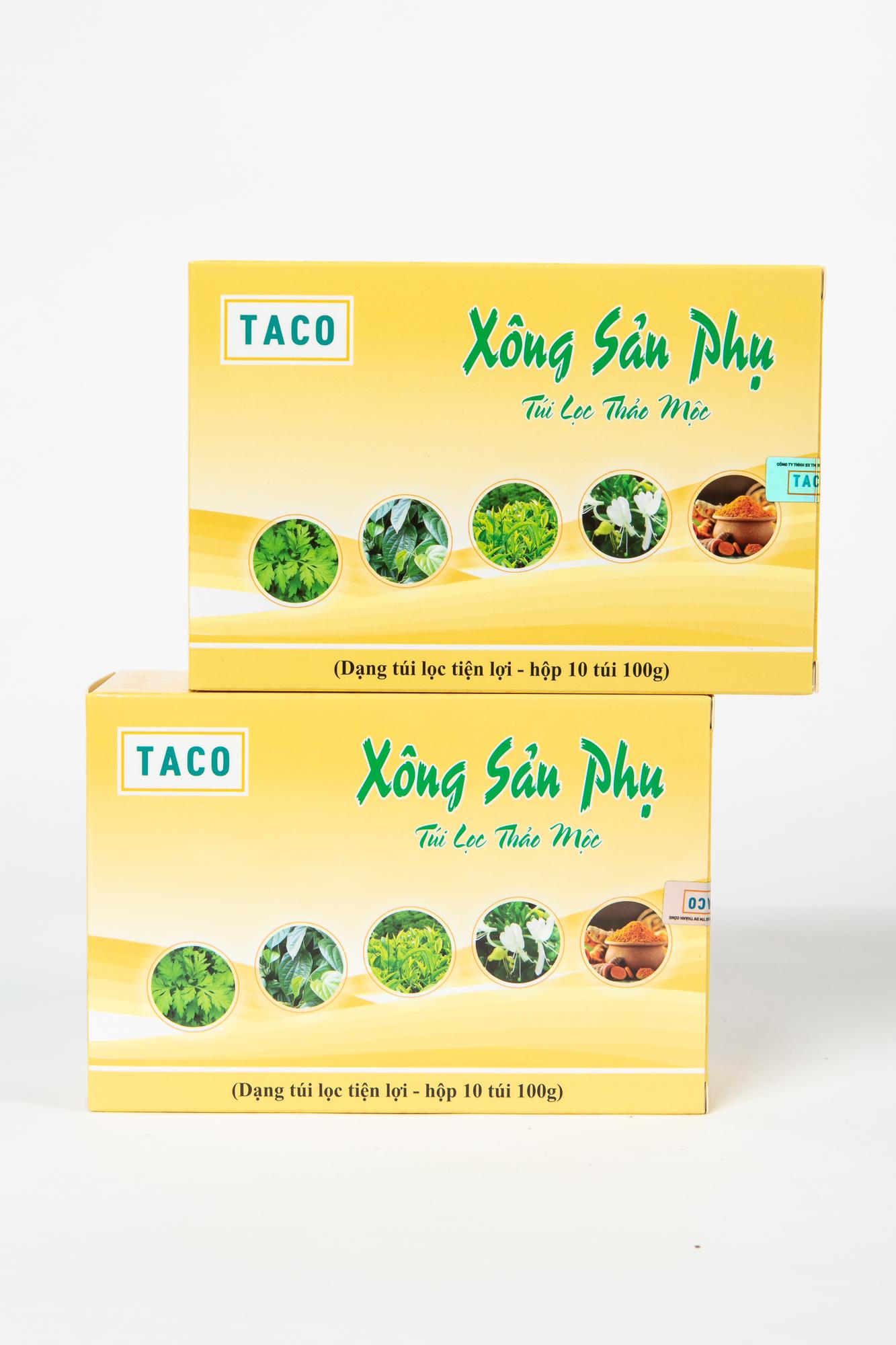 Xông sản phụ, dạng túi lọc Taco