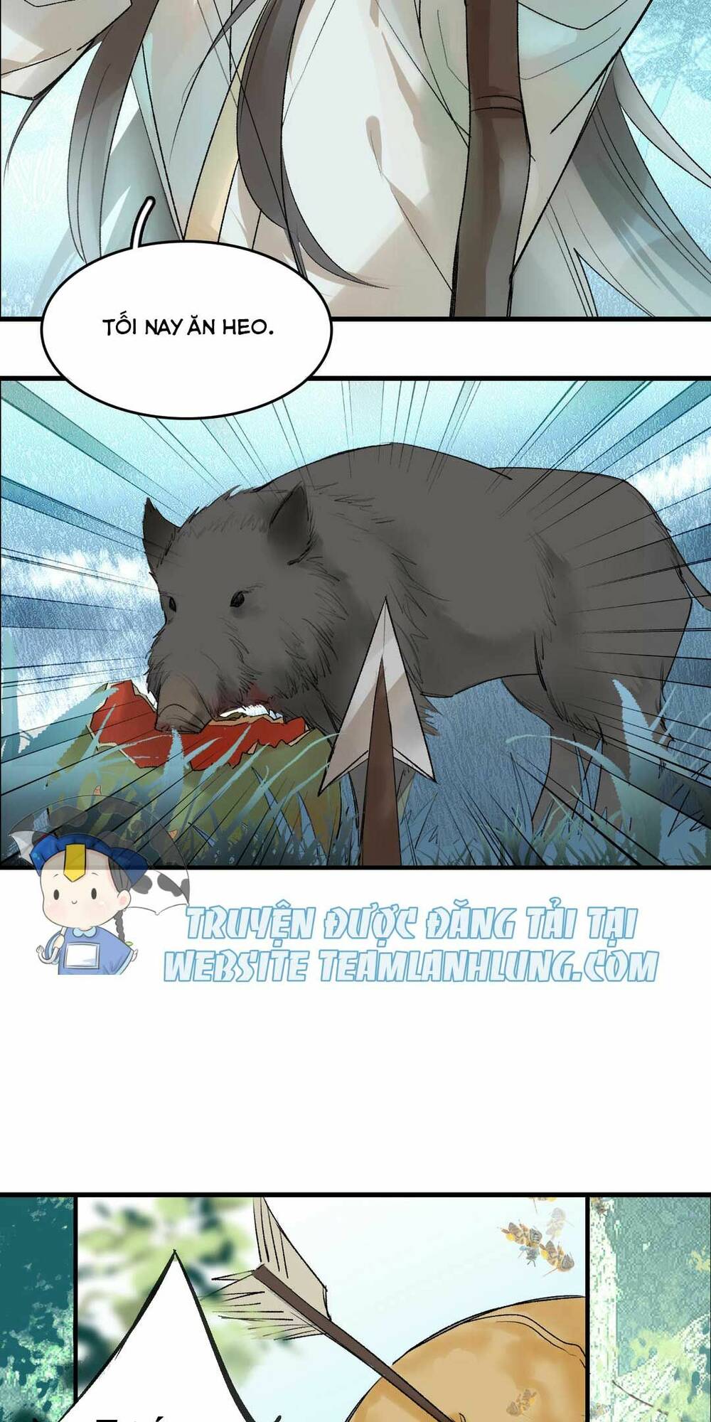 ta xuyên không mang long thai chapter 21 22