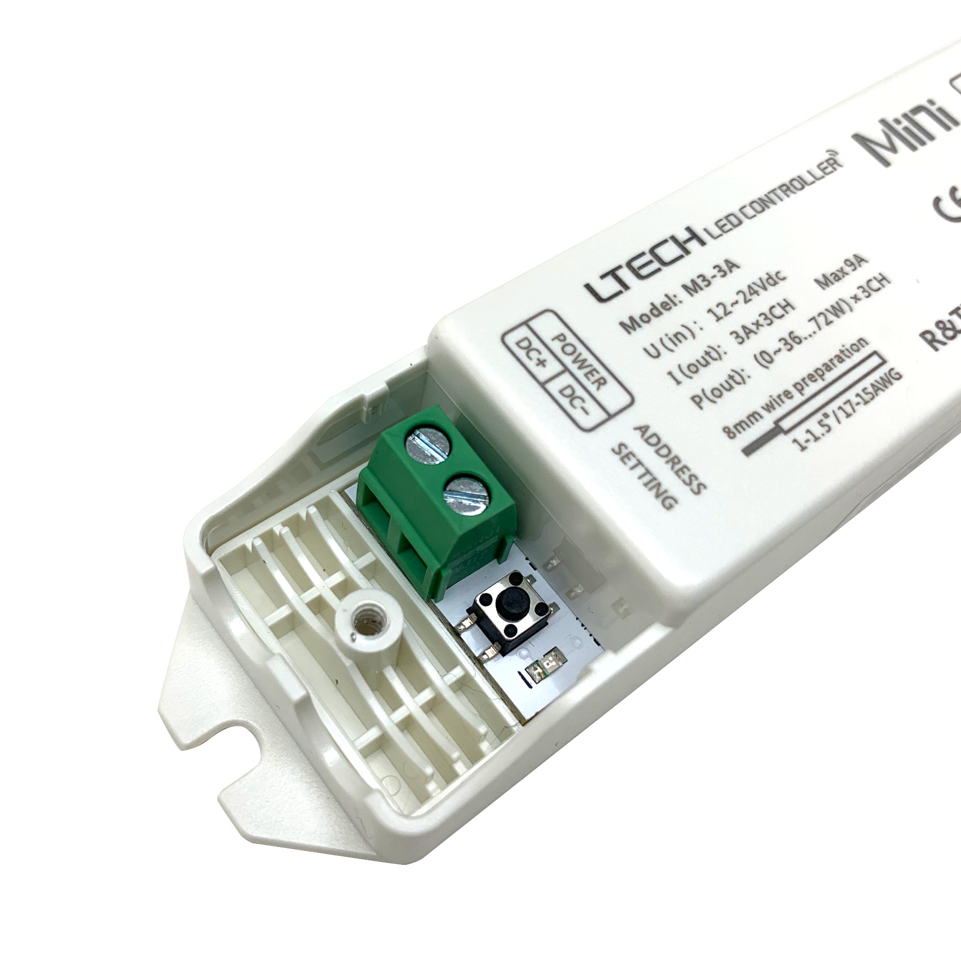 Bộ Điều Khiển Đèn Led Ltech M2+M3-3A Thay Đổi Độ Ấm Lạnh Ánh Sáng, LED Dimmer Controller - Hàng Nhập Khẩu