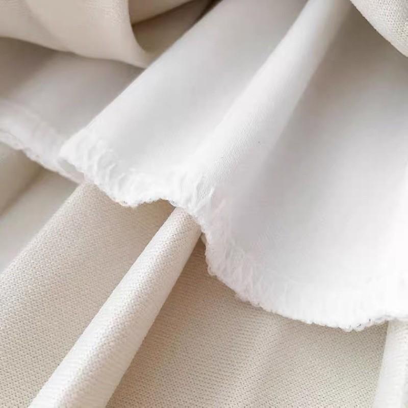 Váy xếp li bản to cạp chun có lớp lót dày dặn