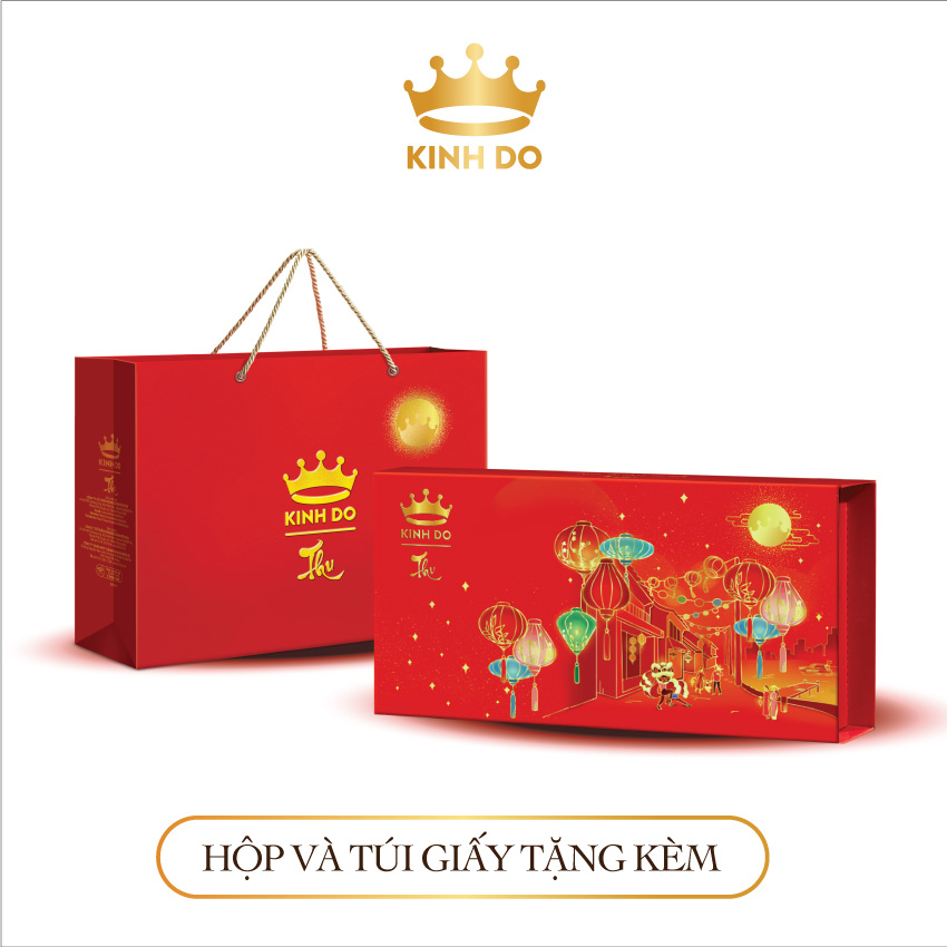 Hộp 2 bánh trung thu Kinh Đô "Team Thập Cẩm"
