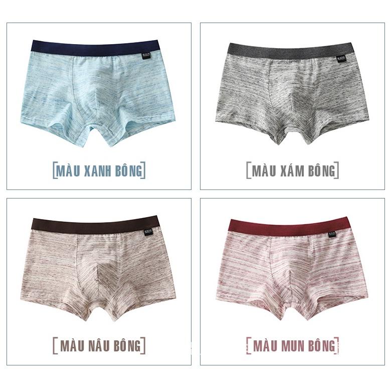 Quần lót nam dáng đùi Boxer vải cotton hàng cao cấp