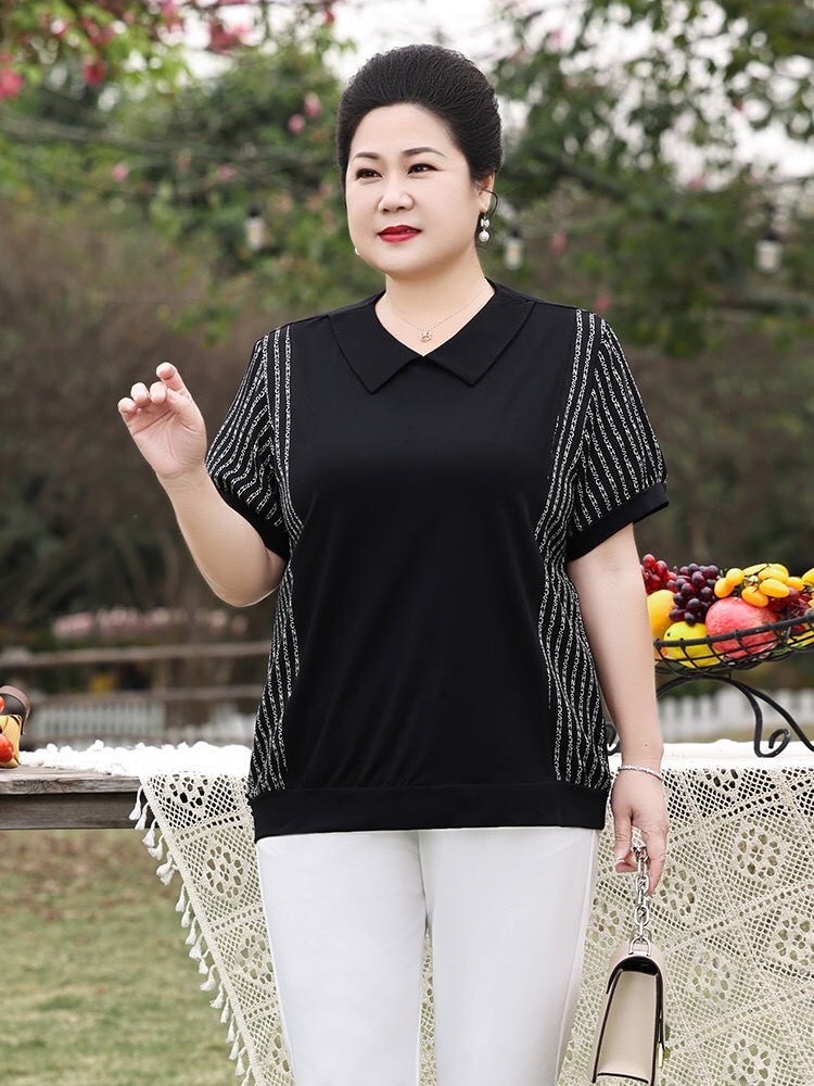 Áo Thun Nữ Béo Thiết Kế Phong Cách Phương Tây SM22 - Hàng Quảng Châu Cao Cấp