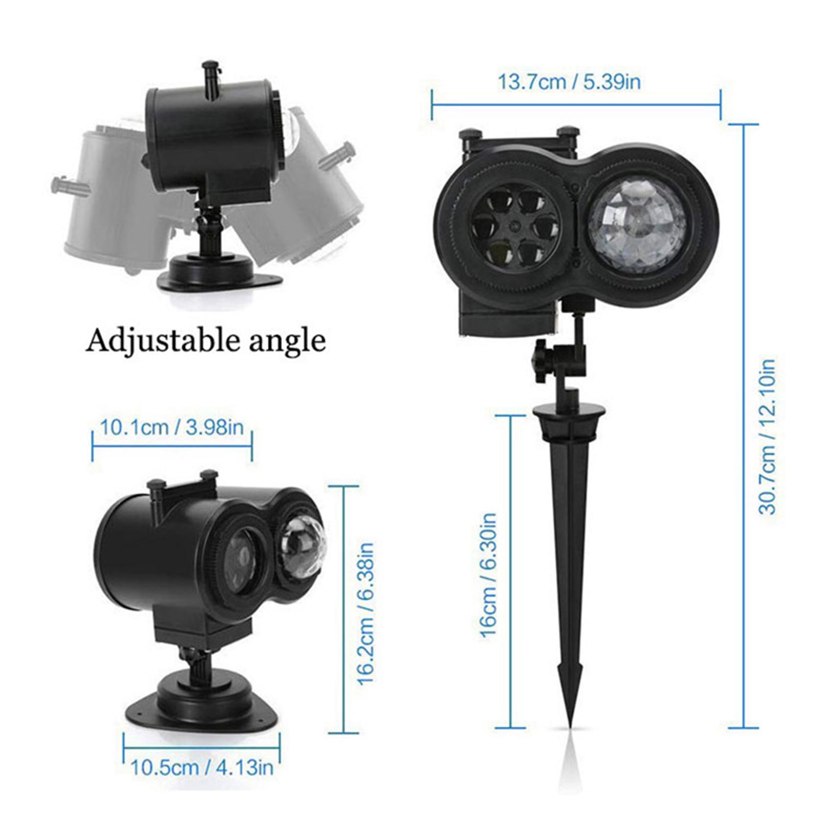 Đèn Chiếu Giáng Sinh Halloween Ngoài Trời, 26 Hiệu Ứng Hd Sóng Biển 3D & Mẫu Cho Bữa Tiệc Ngày Lễ Trang Trí Giáng Sinh