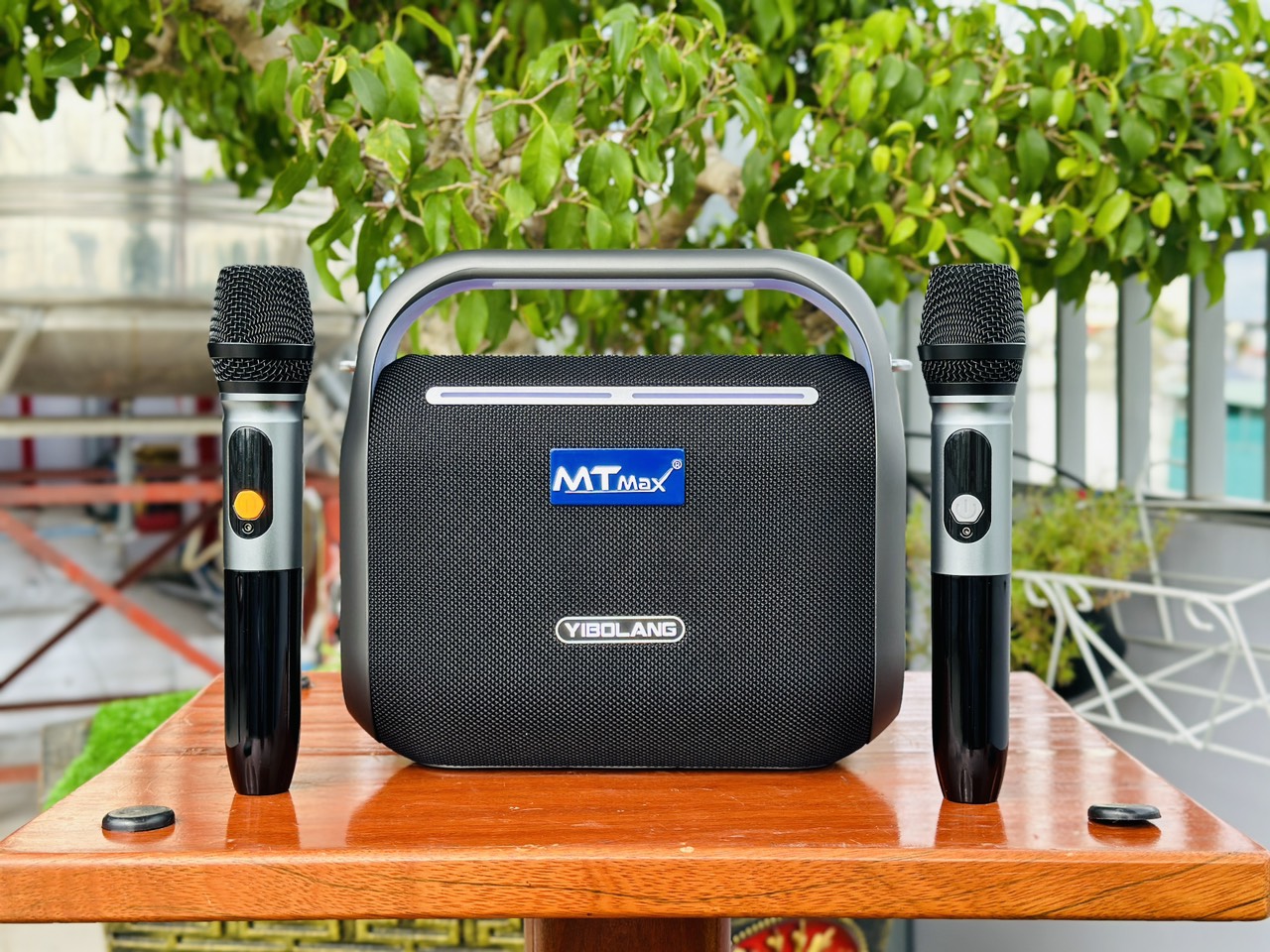 HÀNG CHÍNH HÃNG | Loa Xách Tay YIBOLANG F2 Pro - Công Suất 160W, Âm Thanh Đánh Cực Khủng, Tặng Kèm 2 Micro Không Dây Và Phụ Kiện Dây Đeo Chéo, Bảo Hành 12 Tháng