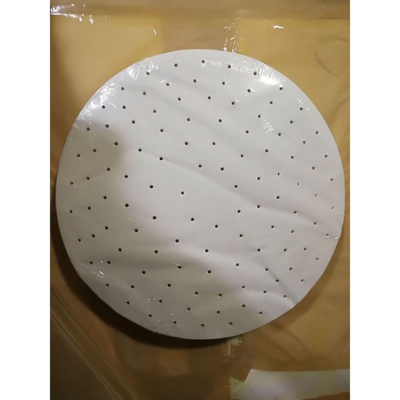 Giấy nến tròn đục lỗ set 400 tờ - dùng lót Xửng hấp và Nồi chiên không dầu