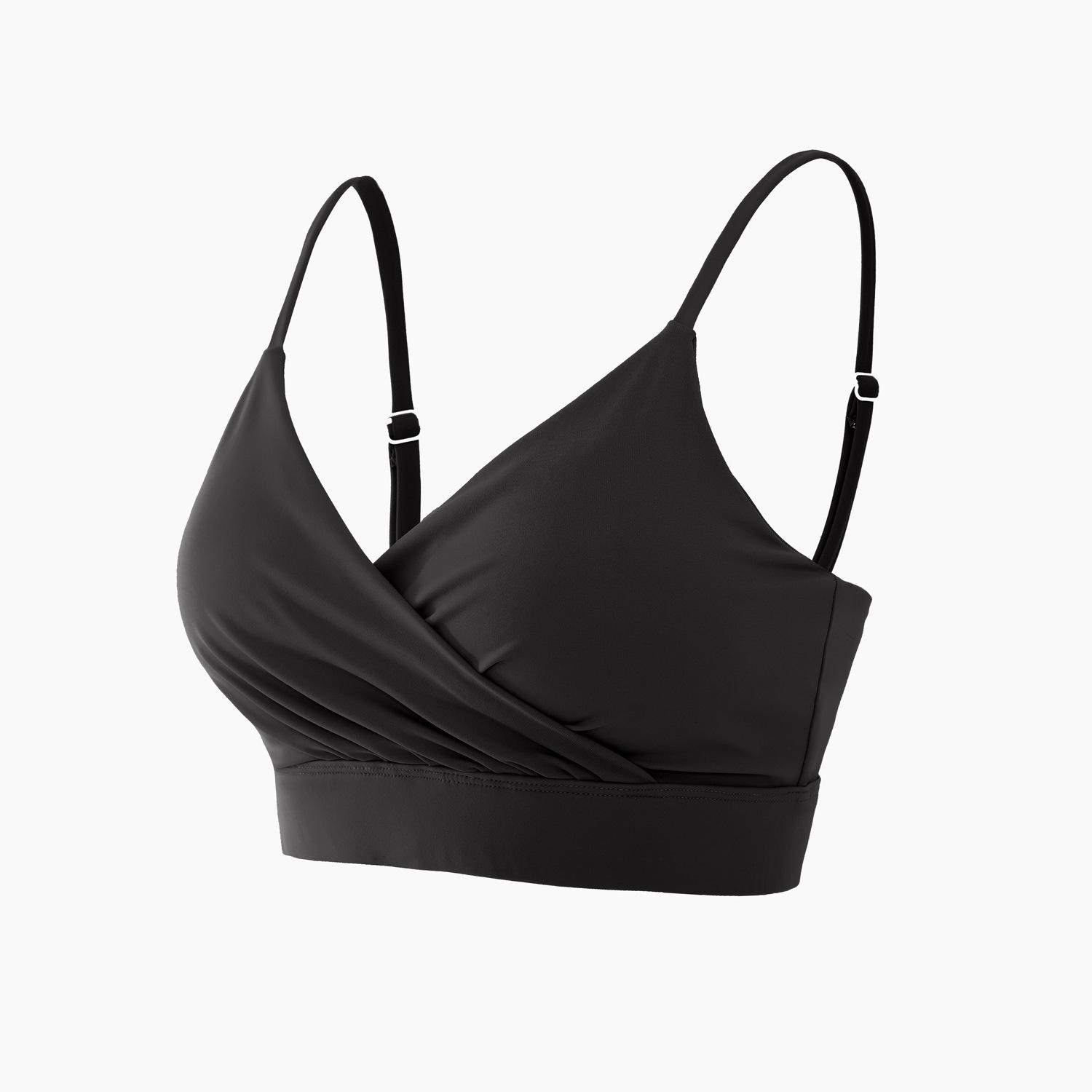 Mới Sexy Áo Băng Áo Ngực Thể Thao Lưng Rỗng Nữ Thể Ngực Chống Sốc Chạy Áo Ngực Yoga Tank Top Với miếng Lót Ngực