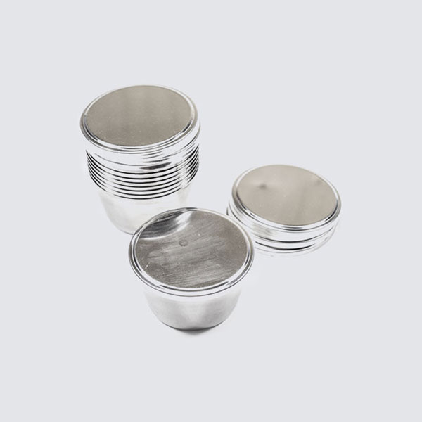 Khuôn Làm Bánh Flan Rau Câu Cupcake Inox 304 Bán Lẻ Nắp Nhựa Kèm Nắp Inox 304