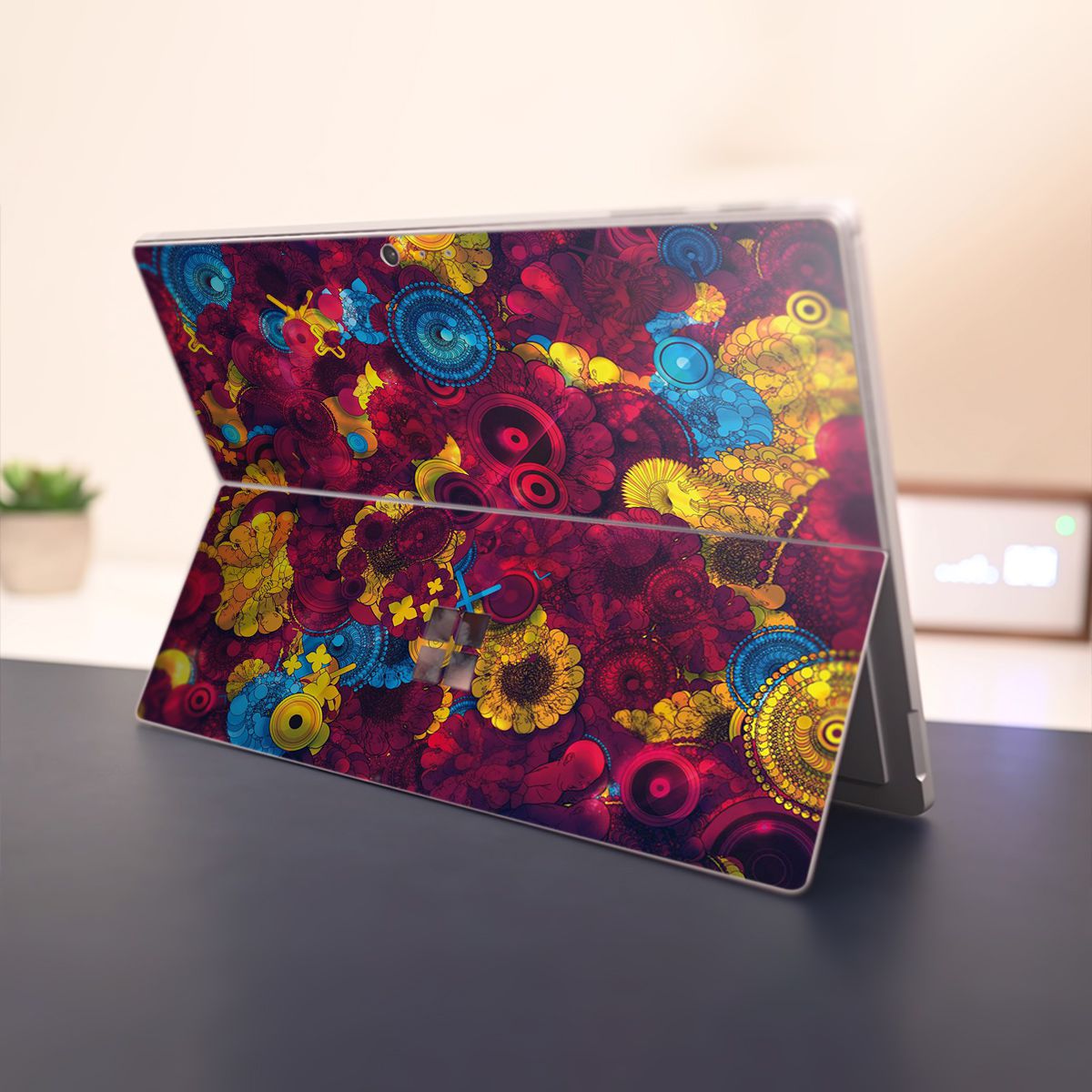 Skin dán hình Hoa văn sticker x19 cho Surface Go, Pro 2, Pro 3, Pro 4, Pro 5, Pro 6, Pro 7, Pro X