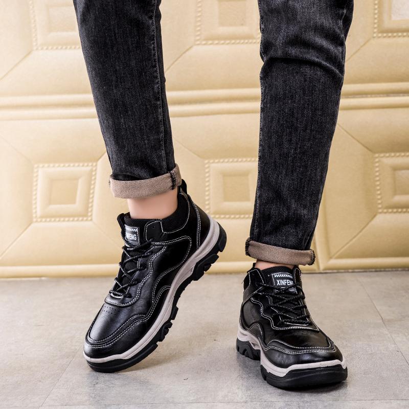 LCRTZKG Mens Casual Sneaker Giày leo núi ngoài trời thời trang Mùa đông ấm không trượt Giày thể thao nam thời trang Giày chạy bộ mới