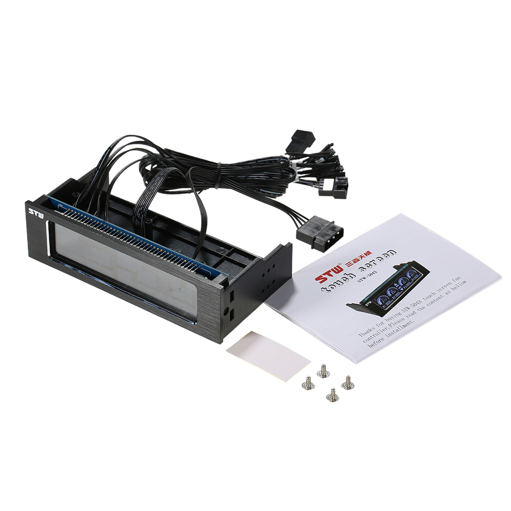 Bộ điều khiển tốc độ quạt STW-5043, điều chỉnh độ sáng và màn hình cảm ứng