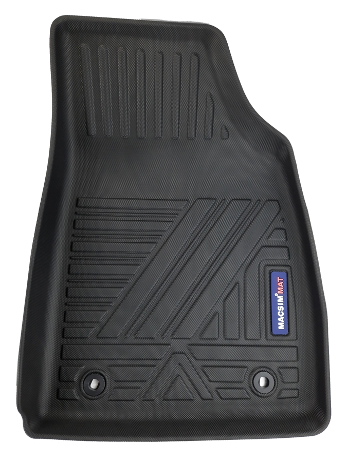 Thảm lót sàn xe ô tô MG HS 2018 - nay Nhãn hiệu Macsim chất liệu nhựa TPV cao cấp màu đen