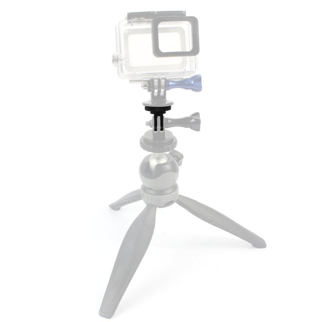 Aluminum Alloy Mini Tripod Adapter 1/4 Screw Head For  Action Camera