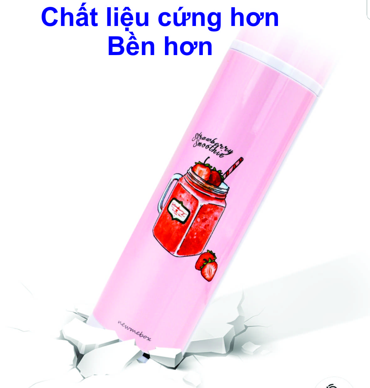 Hộp bút hiện đại thông minh có mật khẩu xoay số in hình Dâu Tây