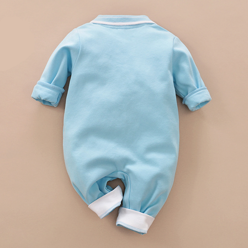 Bộ áo liền quần cotton thun co giản cho bé siêu cute,phong cách châu âu 80123