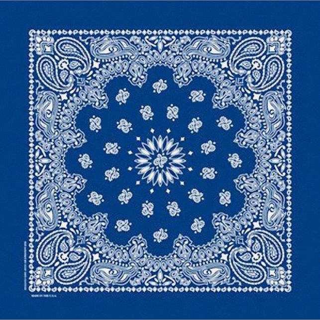 Khăn Bandana (Khăn Turban EXO) Màu Xanh Dương - Mã B006
